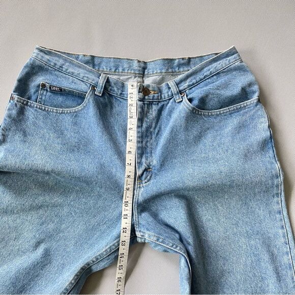 Vintage Light Wash Light Acid Wash Lee Relaxed Fit Jeans Size 38x30 - Picture 7 of 10